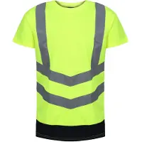 Regatta Heren Pro High-Vis T-shirt met korte mouwen (Geel/Zwaar)