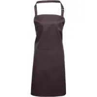 Premier Unisex Volwassenenschort met zakken (Houtskool)