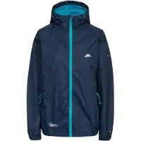 Trespass - Dames Qikpac Waterdichte en Opbergbare Shell Jas (Navy)