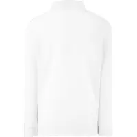 Fruit Of The Loom Kinder Polo Lange Mouwen 65/35 Piqué / Kinderpolo (Wit)