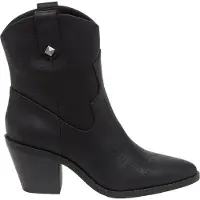 Rocket dog Dames/Dames Feather Cowboylaarzen (Zwart)