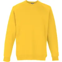 Fruit Of The Loom Kinderen Unisex Raglan mouwen Sweatshirt (Zonnebloem)