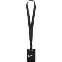 Nike Essentieel Logosleutelkoord (Zwart)