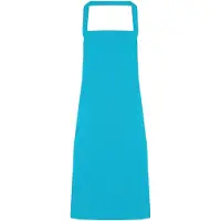 Premier Dames/Dames Slim Apron (geen Zak) / Werkkleding (Pakket van 2) (Turquoise)