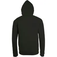 Sols Herenstenen Ritssluiting in de vorm van een gewone Hoodie (Zwart)