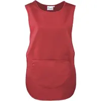 Premier Dames / Dames Pocket Tabard / Werkkleding (Pakket van 2) (Rood)