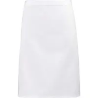 Premier Dames/Dames Mid-Length Apron (Pakket van 2) (Wit)