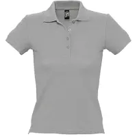 Sols Vrouwen/dames Mensen Pique Korte Mouw Katoenen Poloshirt (Grijze Mergel)