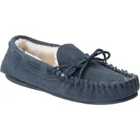 Hush puppies Dames/dames Allie Slip On Leather Slipper (Marine)
