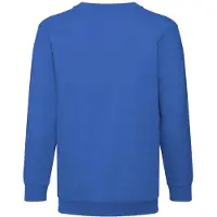 Fruit Of The Loom Kids / Kinderen Klassieke Drop Schouder Sweatshirt (Koningsblauw)