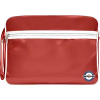 Lambretta Unisex Retro Tas voor Volwassenen (Bourgogne/Wit)