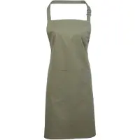 Premier Dames/Dames Kleuren Bipschort Met Zak / Werkkleding (Salie)