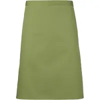 Premier Dames/Dames Mid-Length Apron (Pakket van 2) (Oase Groen)