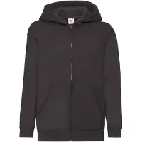 Fruit Of The Loom Kinderen/Kinderkapjes Sweatshirt (Zwart)