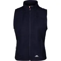 Trespass - "Mereb TP50" damesvest, lichtgewicht, model TP6993 (maat S), marineblauw met melange-effect