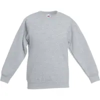 Fruit Of The Loom Kinder Unisex Set Lange Mouwen (2 stuks) (Heather Grijs)