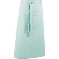Premier Unisex Kleuren Barschort / Werkkleding (Lange Continentale Stijl) (Pakket van 2) (Aqua)