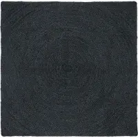 vidaXL Vloerkleden Donkergrijs 160 x 160 cm Jute