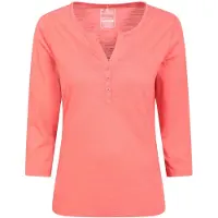 Mountain Warehouse Dames/Dames Paphos Quick Dry UV-beschermende top (Koraal)