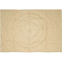 vidaXL Vloerkleden Wit 240 x 340 cm Jute