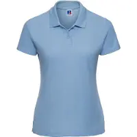 Russell athletic Russell Dames/Dames Klassiek Effen Poloshirt van Polycotton (Hemelsblauw)