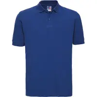 Russell athletic Russell Heren 100% Katoenen Korte Mouw Poloshirt (Helder Koninklijk)