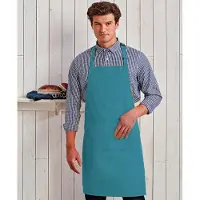 Premier Dames/Dames Kleuren Bipschort Met Zak / Werkkleding (Teal)