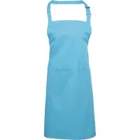 Premier Dames/Dames Kleuren Bipschort Met Zak / Werkkleding (Turquoise)