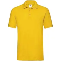 Fruit Of The Loom Heren Premium Katoenen Piqué Poloshirt (Zonnebloem)