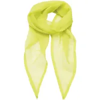 Premier Uniseks sjaal van chiffon in kleuren voor volwassenen (Kalk)