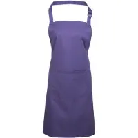 Premier Dames/Dames Kleuren Bipschort Met Zak / Werkkleding (Paars)