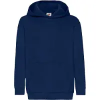 Fruit Of The Loom Oudere kinderen Unisex Classic 80/20 Hoodie (Marine)