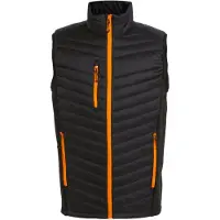 Regatta Heren Navigate Gewatteerd Hybride Gilet (Zwart/Oranje Pop)