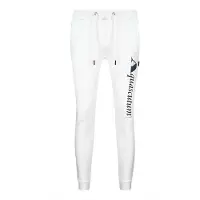 Aquascutum Heren Joggingbroek met logo (Wit)