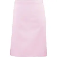 Premier Dames/Dames Mid-Length Apron (Pakket van 2) (Roze)