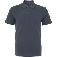 Asquith & Fox Menselijk organisch Klassiek Fit Poloshirt (Grafiet)