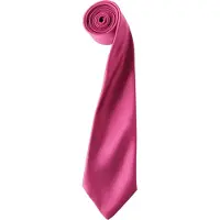 Premier Herensatineband (Smalblad) (Heet Roze)