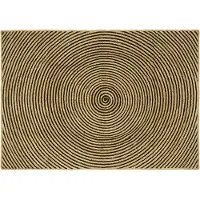 vidaXL Vloerkleden Zwart 140 x 200 cm Jute