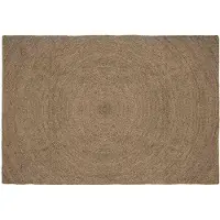 vidaXL Vloerkleden Grijs 240 x 340 cm Jute