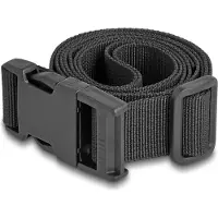 DeLOCK Luggage Strap adjustable 1.5 m black 2 pcs