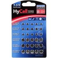 HYCELL Alkaline Knopfzellen Set
