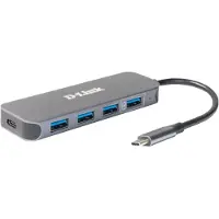 D-Link DUB-2340 DUB-2340 2-in-1 USB-C Hub mit USB-PD retail