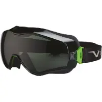 Univet 6X3 6X3-00-05 Ruimzichtbril Met anti-condens coating, Incl. UV-bescherming Zwart, Groen EN 166, EN 170, EN 172 DIN 166, DIN 170, DIN 172