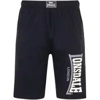Lonsdale Broek 'Jam' zwart / wit