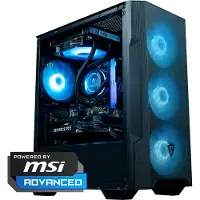 FlowUp x Powered By MSI - De Tetragame Gaming PC - Ryzen 7 5700x - RTX 5060 - 32 GB Corsair RAM - MSI 650w - 1 TB NVMe SSD - AZZA Galeforce ARGB