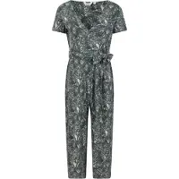 Mountain Warehouse Dames/Dames Santorini Floral Wrap Jumpsuit (Kaki Groen)