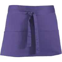 Premier Dames/Dames Kleuren 3 Zakschort / Werkkleding (Paars)