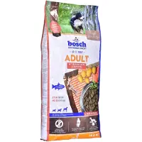 Bosch Tiernahrung Bosch 09030 Volwassen kattenvoer, zalm en aardappel, 15 kg