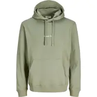 Jack & Jones Sweatshirt 'JORNorrebro' pastelgroen / wit