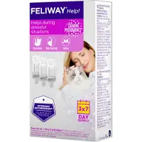 Feliway Kalmerende Diffuser Navulling Help! Kat 3 Stuks